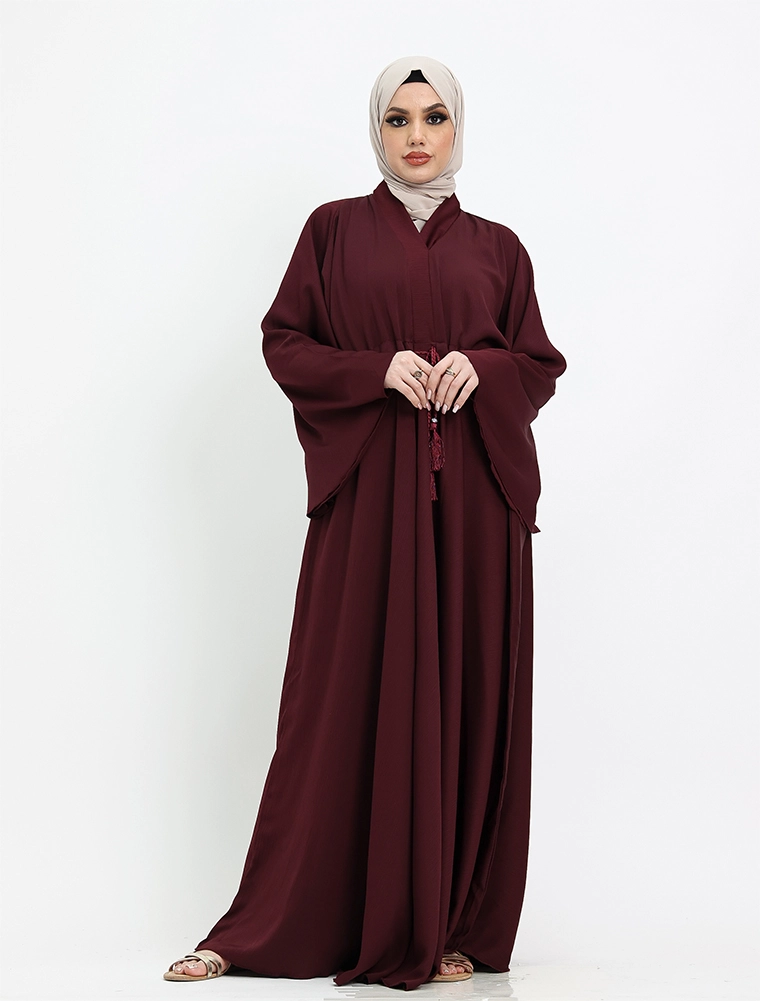 Maroon Salifah Abaya