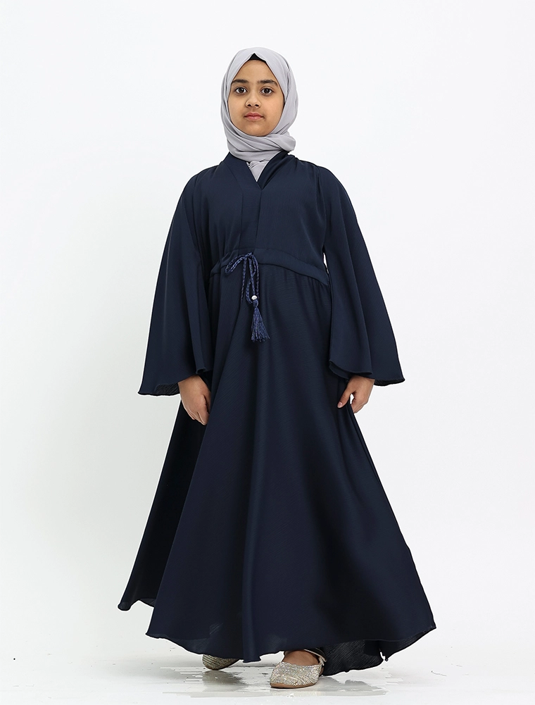 Navy Girls Salifah Abaya