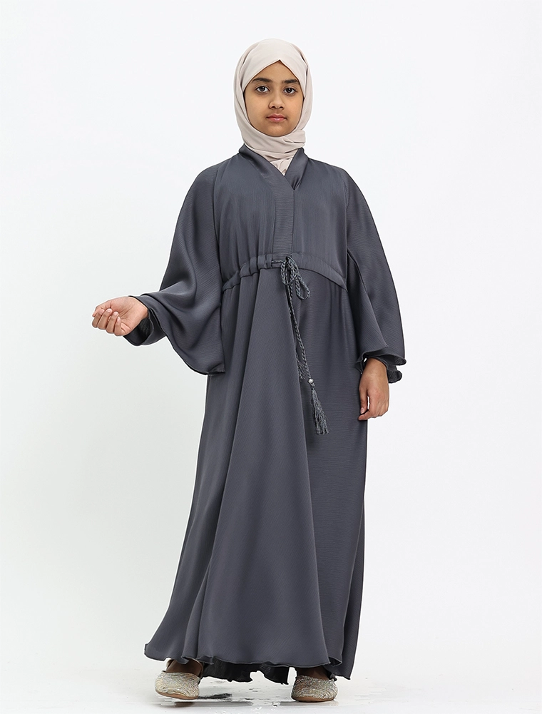 Grey Girls Salifah Abaya