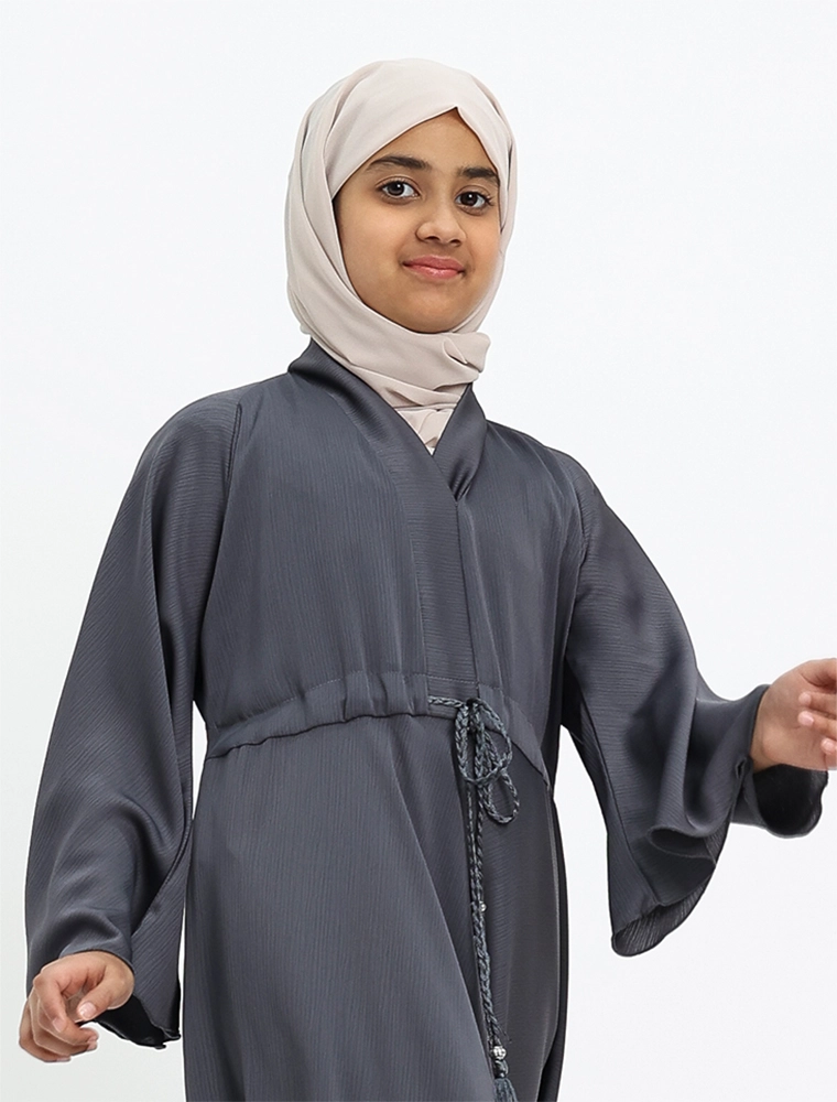 Grey Girls Salifah Abaya