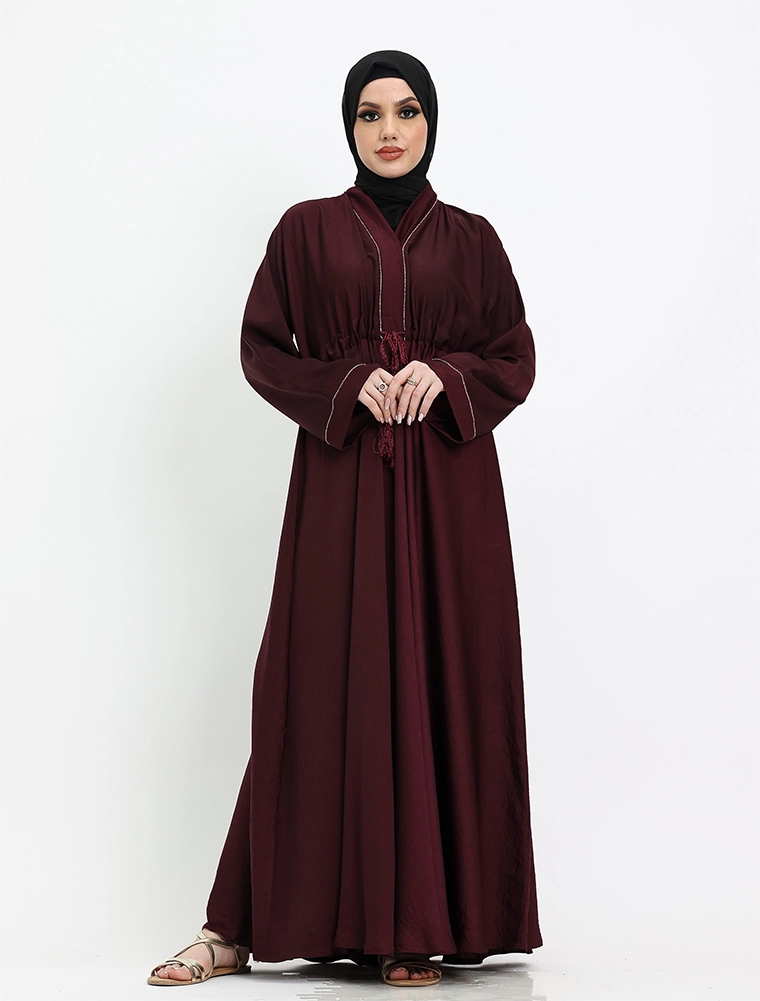 Maroon Empress Abaya