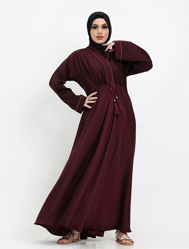 Maroon Empress Abaya