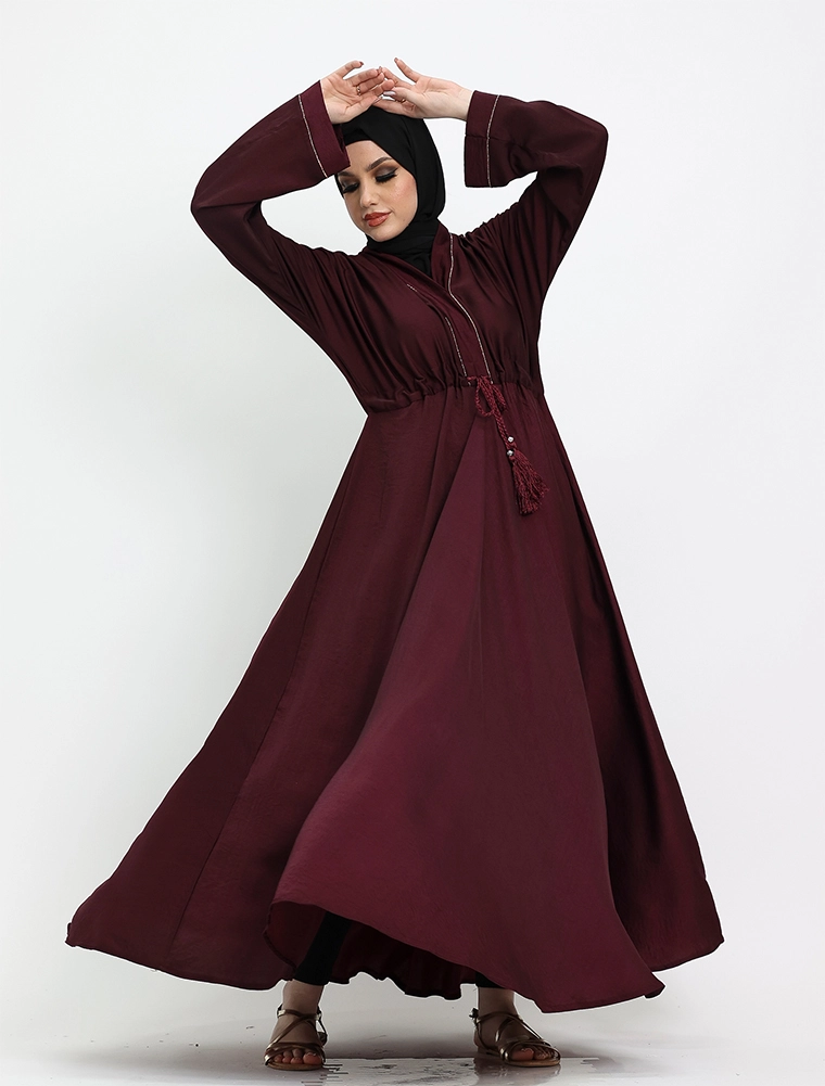 Maroon Empress Abaya