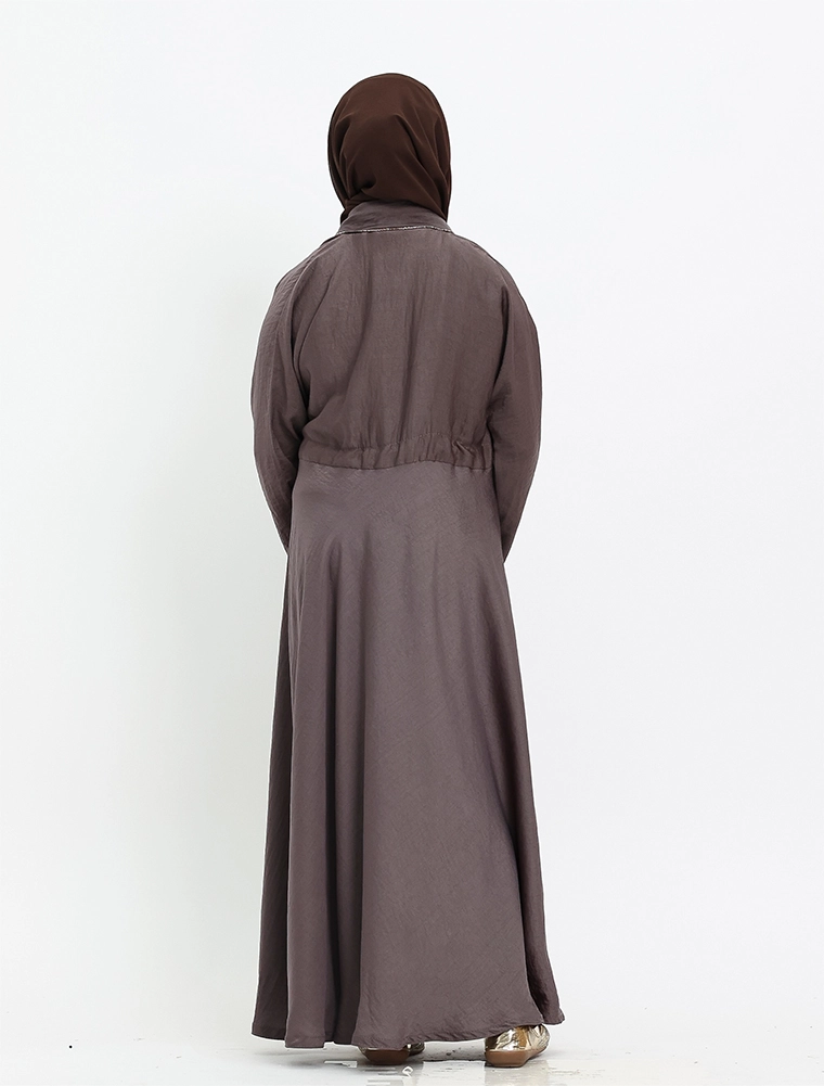 Girls Mauve Empress Abaya