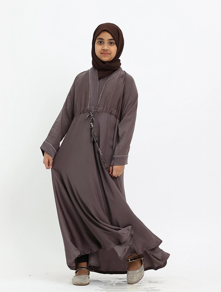 Girls Mauve Empress Abaya