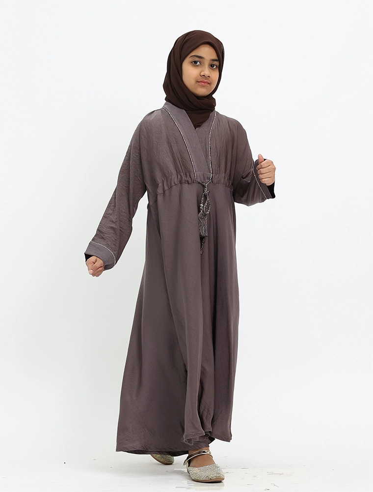 Girls Mauve Empress Abaya