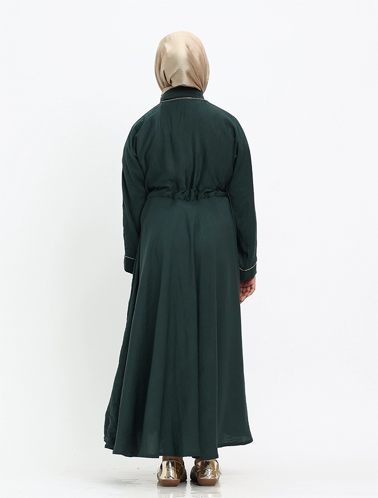 Girls Green Empress Abaya