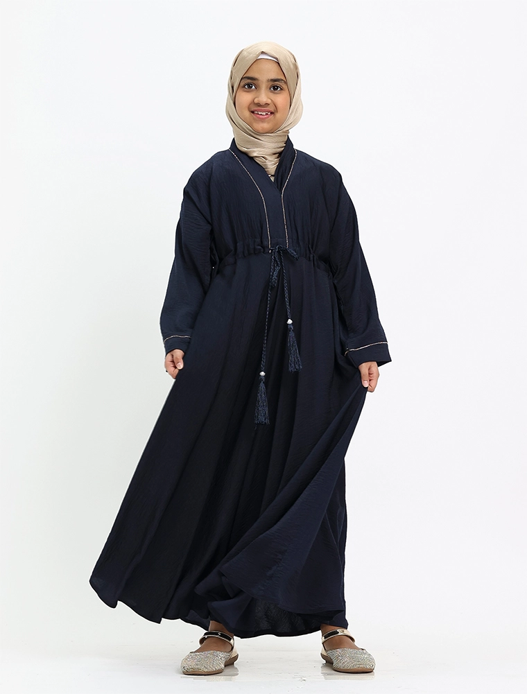 Girls Navy Empress Abaya