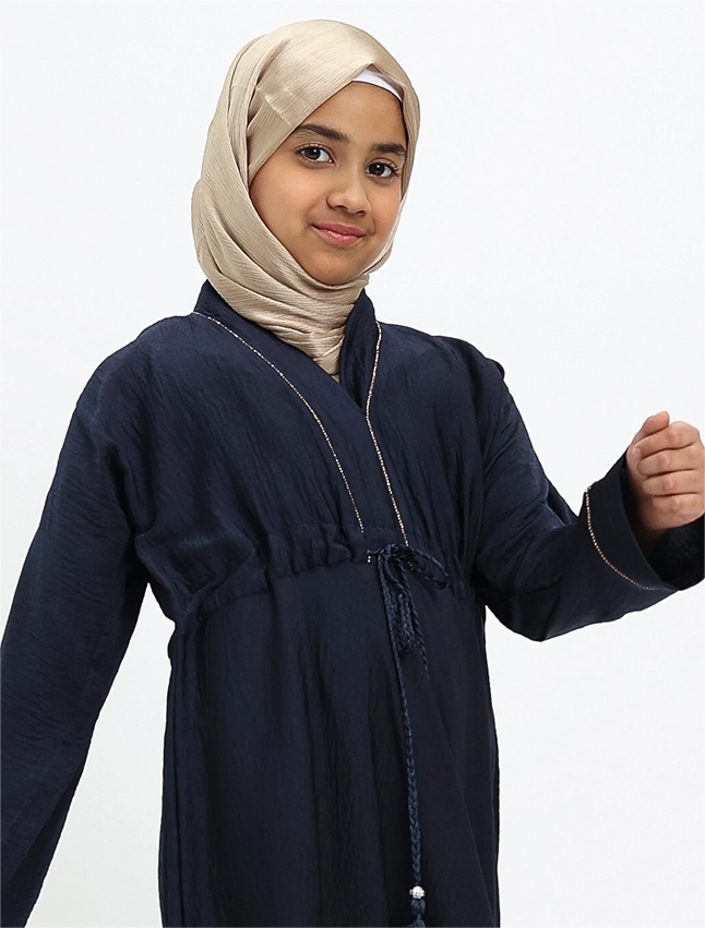 Girls Navy Empress Abaya