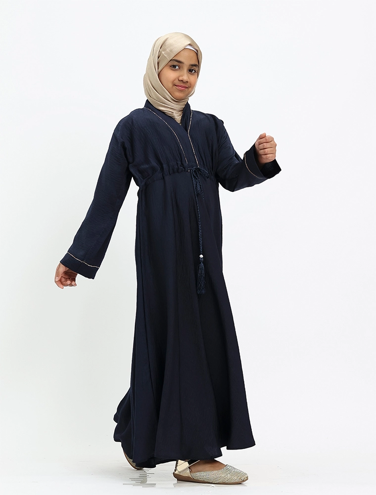 Girls Navy Empress Abaya