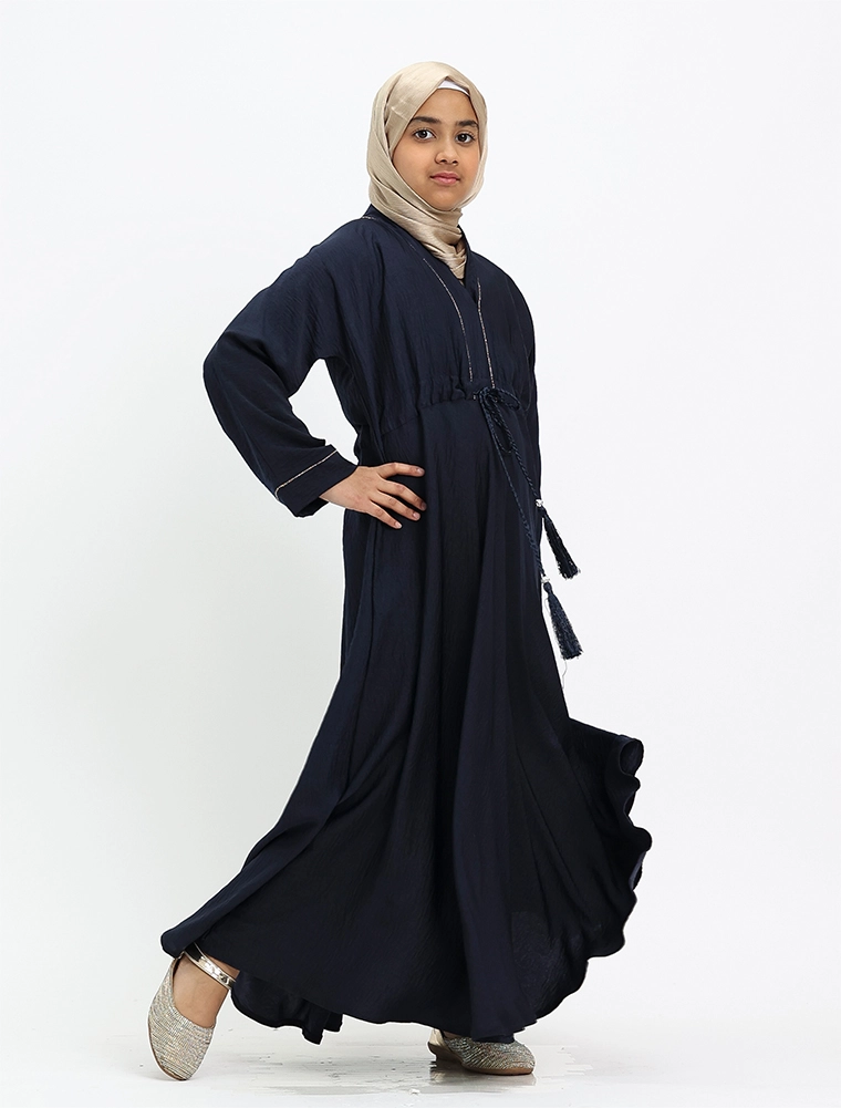 Girls Navy Empress Abaya