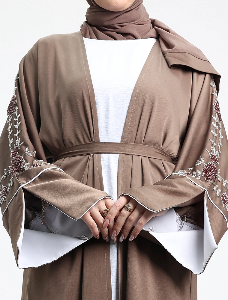 Mocha 2 Piece Finn Abaya