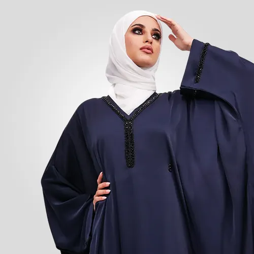 Navy Aleeza Batwing